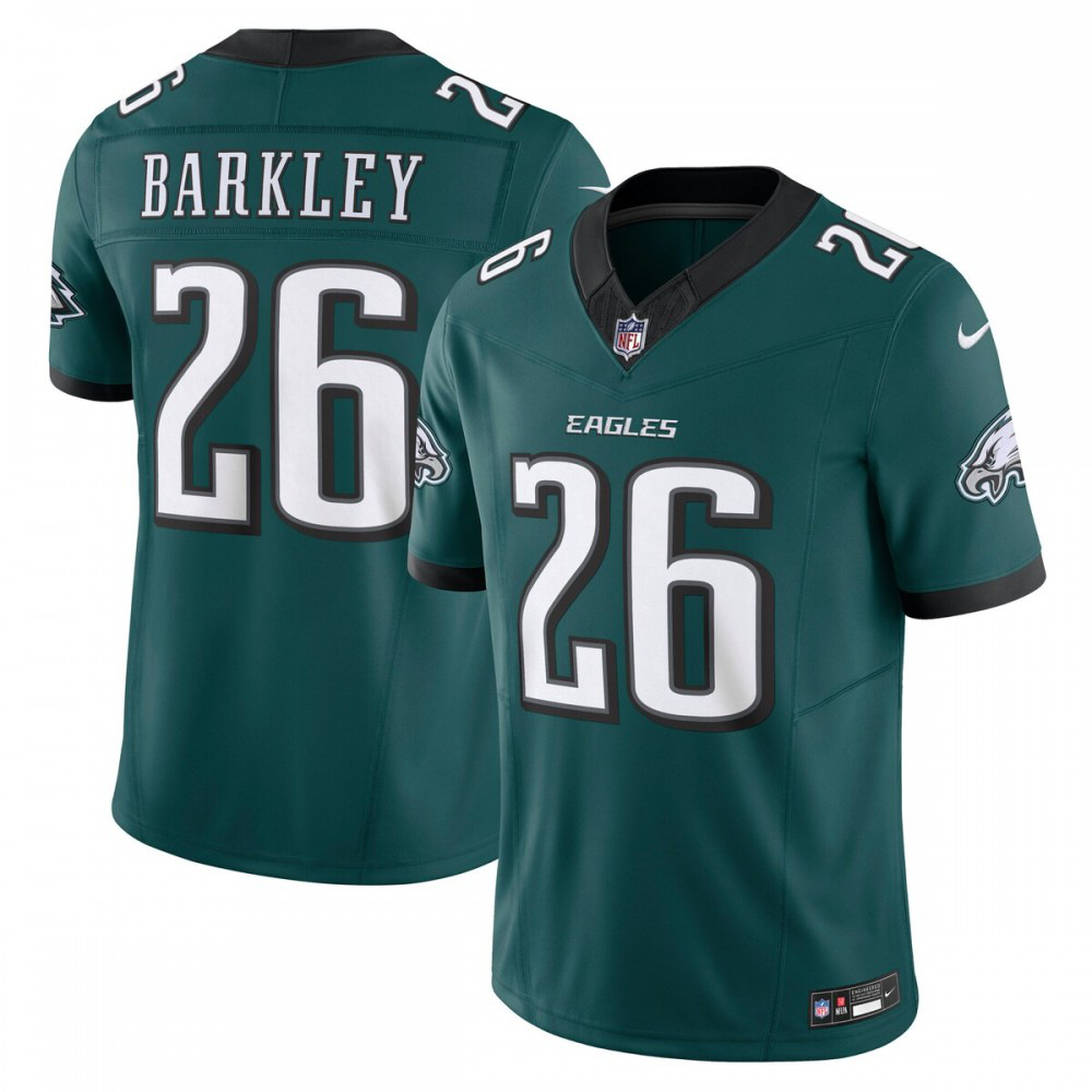 Saquon Barkley Philadelphia Eagles Nike Vapor F.U.S.E. Limited Jersey - Midnight Green-GridironStore